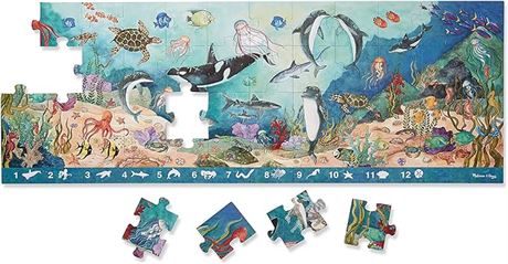 Melissa & Doug Search and Find Beneath the Waves Floor Puzzle (48 pcs)