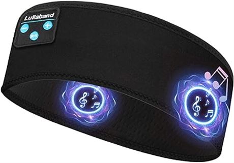 Lullaband Sleep Headphones, Bluetooth Sports Headband Wireless Soft Earphones