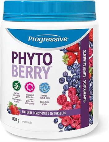 Progressive Phytoberry Supplement Powder - 900 g | Antioxidant source