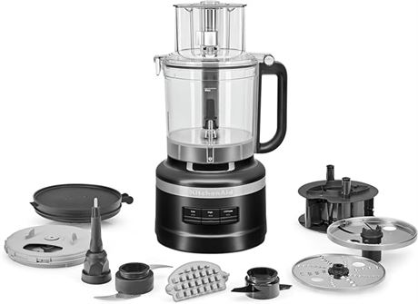 13-Cup Food Processor with Dicing Kit Black Matte