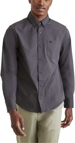 2XLT - Dockers Mens Classic Fit Long Sleeve Signature Comfort Flex Shirt