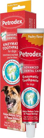 Petrodex Enzymatic Toothpaste for Dogs - Poultry Flavor, 2.5-Ounce, Pack of 1