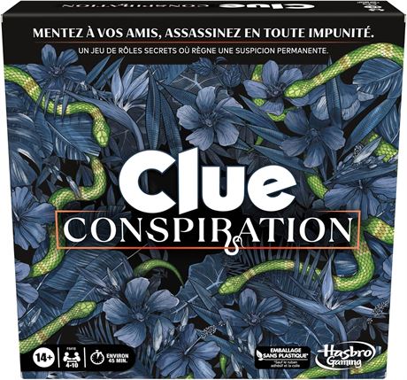 Clue Conspiracy Board Game for Adults and Teens | Secret Role Strategy Games |