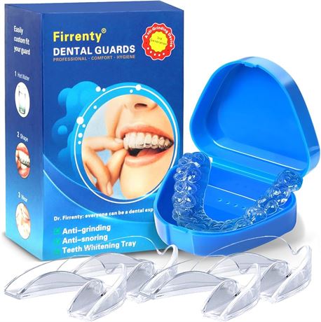 Firrenty Mouth Guard for Moldable Mouth Guard for Clenching Teeth at Night