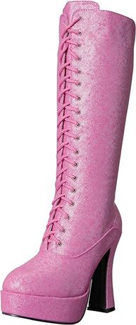US:6, Ellie Shoes Women's 557-foxy Engineer Boot