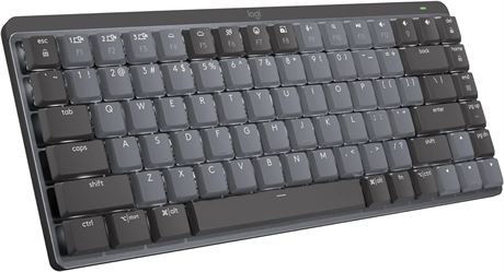 Logitech MX Mechanical Mini Wireless Illuminated Keyboard, Tactile Quiet Switche