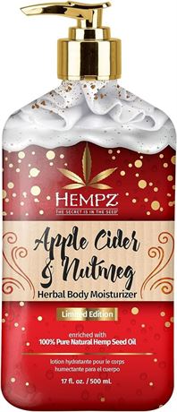 Limited Edition Apple Cider & Nutmeg Herbal Moisturizing Body Lotion (17 oz)