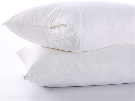 (21 x 27) Home Beyond & HB design - 2-Pack Zippered Waterproof Pillow Protectors