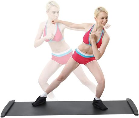 Slide Board with, Slimming Exercise Guide Slide Mat for Leg Pot Training Fitness