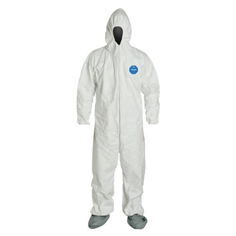 XL -   DuPont Tyvek 400 TY127S Protective Coverall with Hood, Disposable