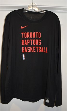 XL Nike Toronto Raptors Basketball Long Sleeve Shirt