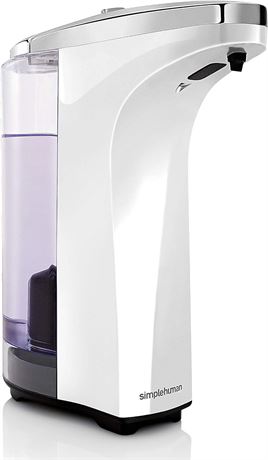 simplehuman 8 oz. Sensor Pump with Soap Sample, White