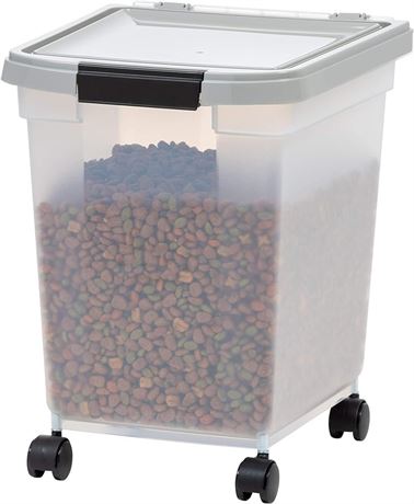 IRIS USA11.3 Kg / 30.7 L WeatherPro Airtight Pet Food Storage Container