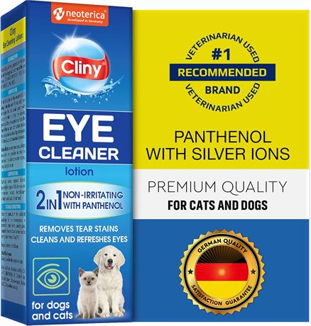 Cat & Dog Eye Wash Drops & Tear Stain Remover, Cleaner | Eye Infection Treatment