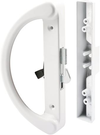 Prime-Line Products C 1253 Sliding Door Handle, Hook Latch, White
