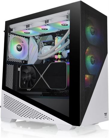 Thermaltake Divider 370 TG ARGB Motherboard Sync E-ATX Mid Tower Computer Case