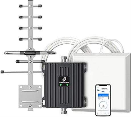 Cell Phone Signal Booster for Band 4/5 | Up to 4,500 Sq Ft