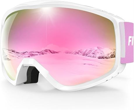 Findway Ski Goggles OTG - Over Glasses Snow Snowboard Goggles for Men Women