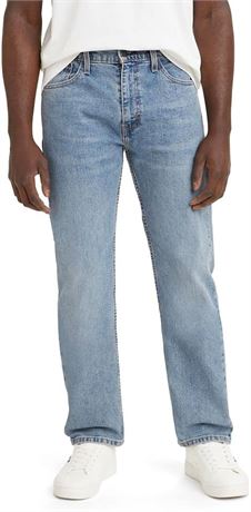 36Wx32L Levi's Men's 505 Regular Fit Jeans (Also Available in Big & Tall), Clif