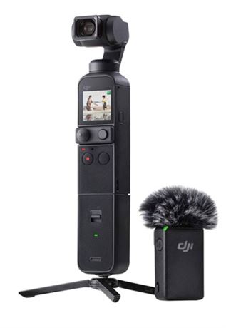 DJI Pocket 2 Creator Combo 3-Axis Stabilized 4K Handheld Camera - Black