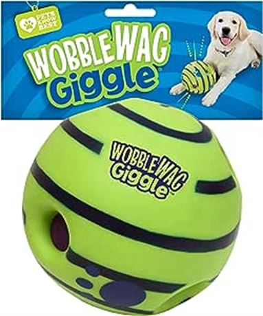 TOY Wobble Wag Giggle Ball, Interactive Dog Toy