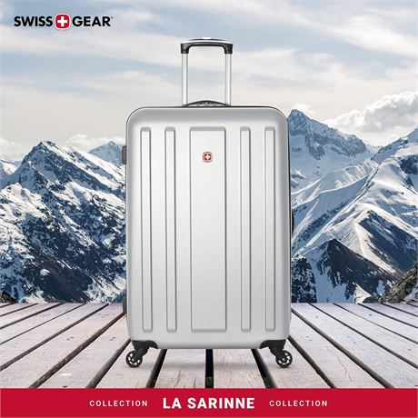28-Inch, Swiss Gear La Sarinne Large Checked Luggage - Hardside Expandable