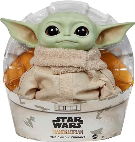 Mattel Star Wars Grogu Plush Toy, Character Figure with Soft Body, 11-inch