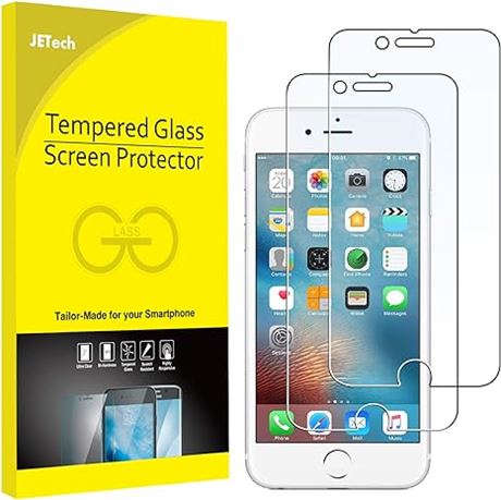 2pk JETech Screen Protector Compatible iPhone 6 and iPhone 6s, 4.7" Tempered