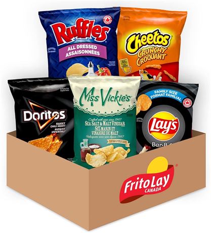 Frito-Lay Family Fun Snack Box, Variety Pack, 5 count