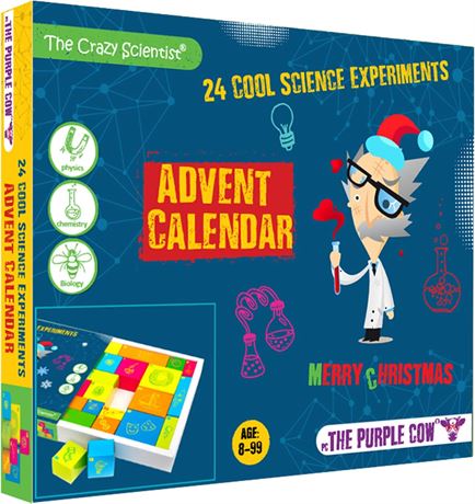 The Purple Cow- Crazy Scientist Advent Calendar - 2023 Countdown to Christmas