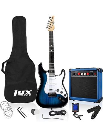 LyxPro Electric Guitar 39" inch Complete Beginner Starter Kit, Right Handed