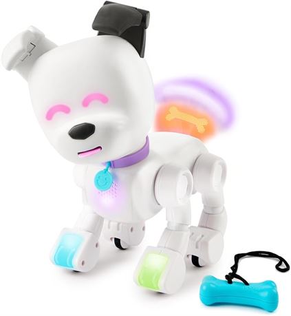 Dog-E Interactive Robot Dog with Colorful LED Lights, 200+ Sounds & Reactions