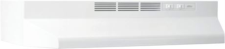 Broan 24 in. White Non-Ducted Range Hood