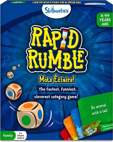 Skillmatics Board Game Rapid Rumble, Fun for Family Game Night, Educational Toy
