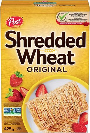 Post Shredded Wheat Original Big Biscuit, 425 g