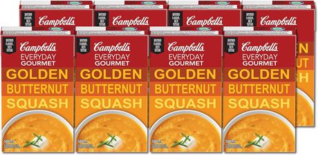 Campbell's Everyday Gourmet Golden Butternut Squash Soup, 500 ml (Pack of 8)