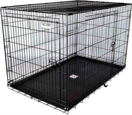 Precision Pet Black Great Crate 2 Door 42-Inch x 28-Inch x 31-Inch