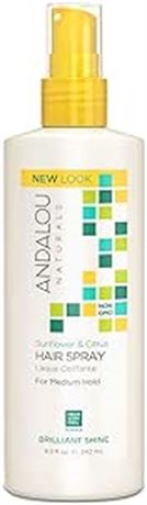 242ml Andalou Naturals Perfect Hold Hair Spray - Hair Setting Spray