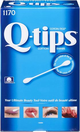 Q-tips Cotton Swabs 1170 Count