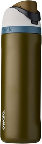 24oz- Owala FreeSip Insulated Stainless Steel Water Bottle with Straw for Sports