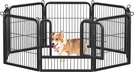Yaheetech Dog Playpen Outdoor, Indoor Pen for Large/Medium/Small Dogs Animals