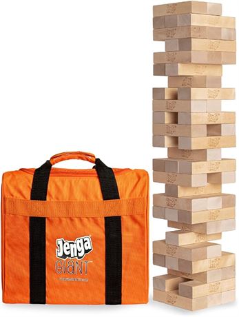 Jenga Giant - Stacks to Over 4 Feet - Officially Licensed - JS6