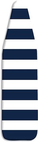Whitmor Standard Scorch Resistant Navy Stripe Ironing Board Cover and Pad