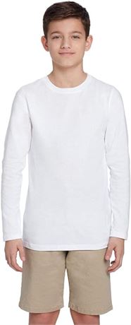LRG - French Toast Boys Long Sleeve Crewneck Tee T-Shirt, White