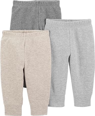 12M Simple Joys by Carter's Baby-Girls 3-Pack Thermal Pantspants