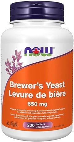 Now Brewer's Yeast 650mg 200tab