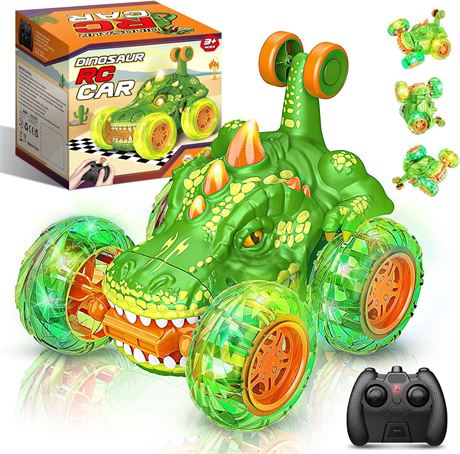 Toys for 3-9 Year Old Boys, decked Dinosaur 360°Rolling Twister