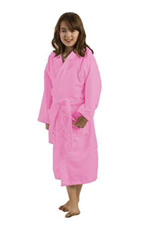 XL - BY LORA Terry Hooded Robe for Boys, Girls, and Teenagers, Microfiber Kids