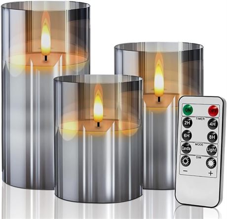 Flickering Flameless Candles,Battery Operated Candles with Remote Control