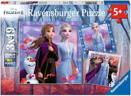 Ravensburger 05011 Disney Frozen 2 - The Journey Starts - 3 X 49 Piece Jigsaw